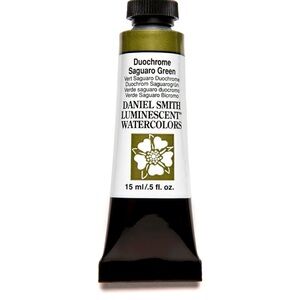 🔥5 FOR $25🔥 Daniel Smith Duochrome Saguaro Green Watercolor Paint